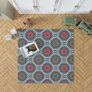 Geometrical Tile Design Rug