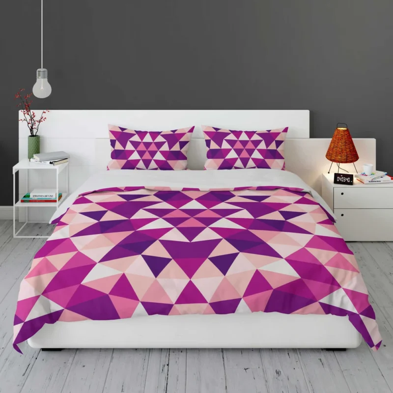 Geometrical Triangle Kaleidoscope Bedding Set 1