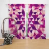 Geometrical Triangle Kaleidoscope Curtain