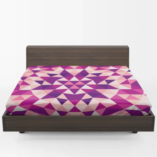 Geometrical Triangle Kaleidoscope Fitted Sheet 1