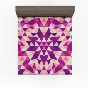 Geometrical Triangle Kaleidoscope Fitted Sheet