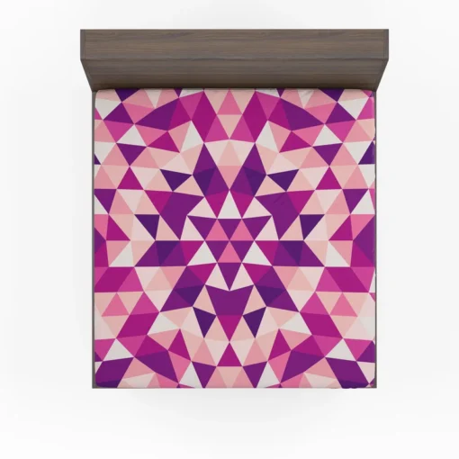 Geometrical Triangle Kaleidoscope Fitted Sheet