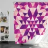 Geometrical Triangle Kaleidoscope Shower Curtain