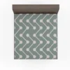 Geometrics Dots And Lines Cascade Grey Fitted Sheet