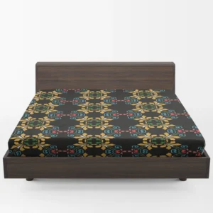 Geometrics Ethnic Style Design Fitted Sheet 1