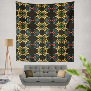 Geometrics Ethnic Style Design Wall Tapestry