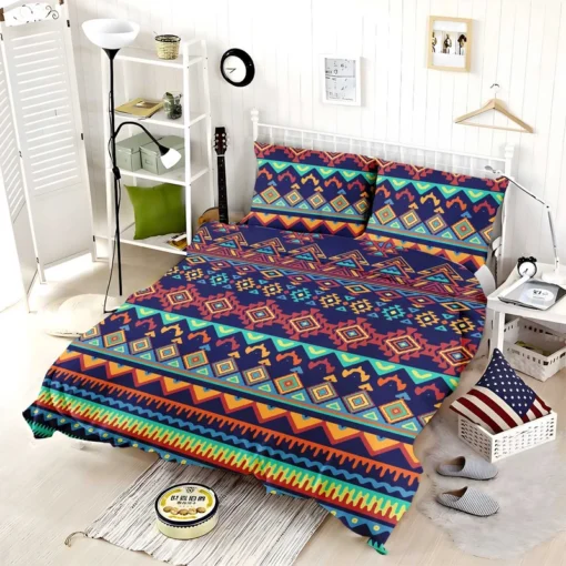 Geometrics Ethnic Style Tribal Bedding Set