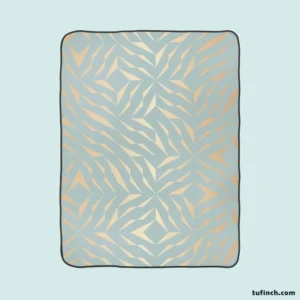 Geometrics Golden Element Minimal Fleece Blanket 1