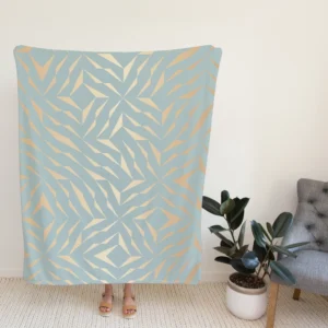 Geometrics Golden Element Minimal Fleece Blanket