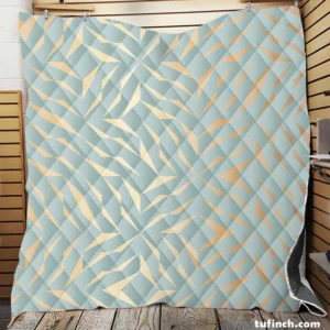 Geometrics Golden Element Minimal Quilt Blanket