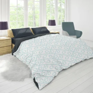 Geometrics Polka Circle Pattern Duvet Cover 1