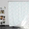 Geometrics Polka Circle Pattern Shower Curtain