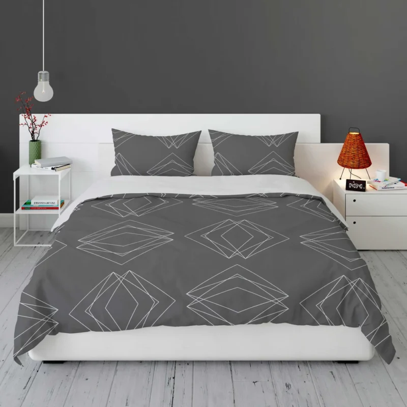 Geometrics Triangles Minimalist Pattern Bedding Set 1