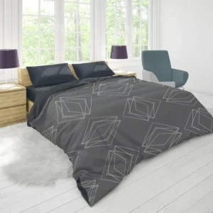 Geometrics Triangles Minimalist Pattern Duvet Cover 1