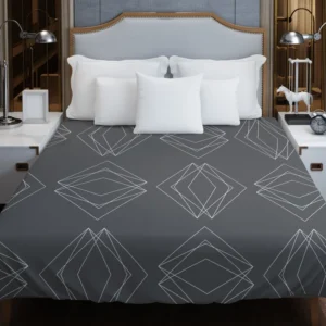 Geometrics Triangles Minimalist Pattern Duvet Cover