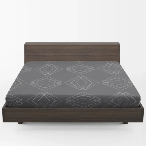 Geometrics Triangles Minimalist Pattern Fitted Sheet 1