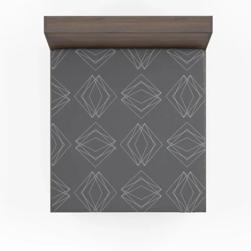 Geometrics Triangles Minimalist Pattern Fitted Sheet