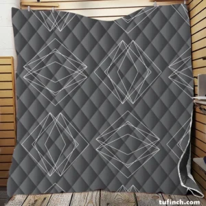 Geometrics Triangles Minimalist Pattern Quilt Blanket