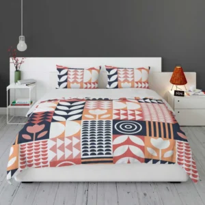 Geroclonup Flat Scandinavian Pattern Bedding Set 2