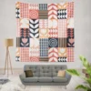 Geroclonup Flat Scandinavian Pattern Wall Tapestry