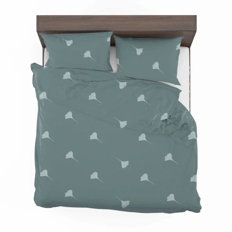 Ginkgo Biloba Doodle Pattern Bedding Set 2