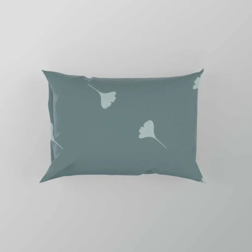 Ginkgo Biloba Doodle Pattern Pillow Case