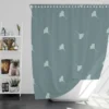 Ginkgo Biloba Doodle Pattern Shower Curtain