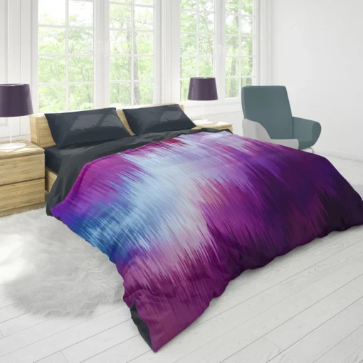 Glitch Background Data Distortion Duvet Cover 1