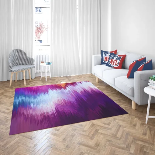 Glitch Background Data Distortion Rug 2