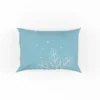 Glowing Snowflake Dendrites Pattern Pillow Case