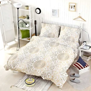 Golden Mandala Ornamental Bedding Set