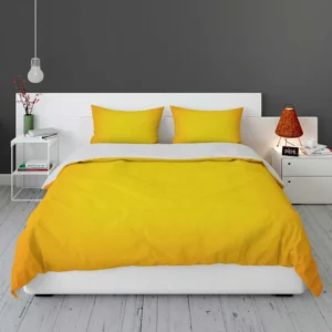 Golden Yellow Color Bedding Set 1