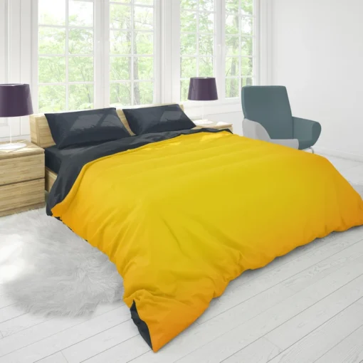 Golden Yellow Color Duvet Cover 1