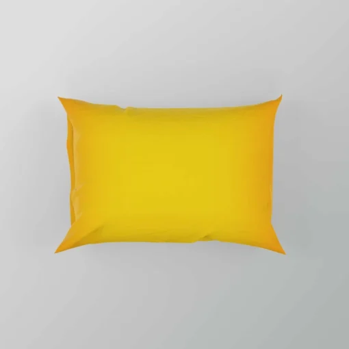 Golden Yellow Color Pillow Case