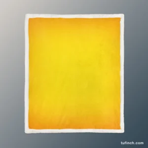 Golden Yellow Color Sherpa Fleece Blanket 1