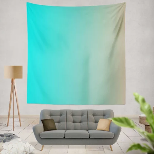 Golden Yellow Gradient Wall Tapestry