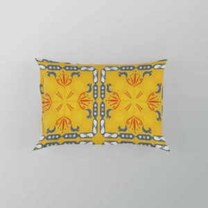 Golden Yellow Italian Design Pillow Case