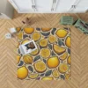 Golden Yellow Lemons Rug