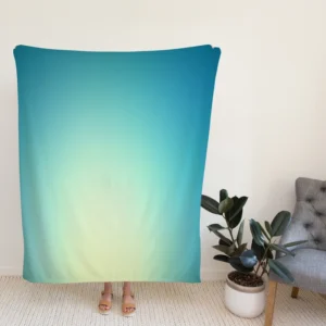 Gradient Ball Blue Fleece Blanket