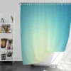 Gradient Ball Blue Shower Curtain