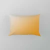 Gradient Light Orange White Pillow Case