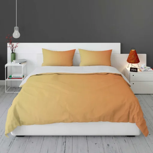 Gradient Orange Color Bedding Set 1