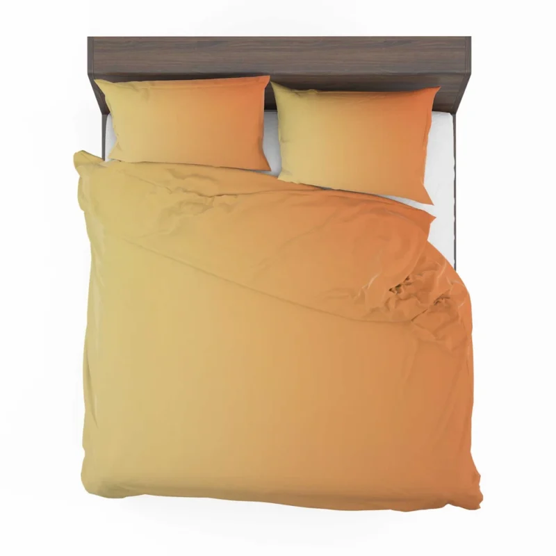 Gradient Orange Color Bedding Set 2