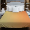 Gradient Orange Color Duvet Cover