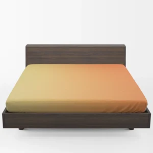 Gradient Orange Color Fitted Sheet 1