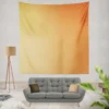 Gradient Orange Color Wall Tapestry