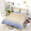 Gradient Zigzag Geometric Pattern Bedding Set