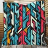 Graffiti-inspired Seamless Design Quilt Blanket