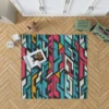 Graffiti-inspired Seamless Design Rug