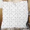 Gray Modern Style Pattern Quilt Blanket